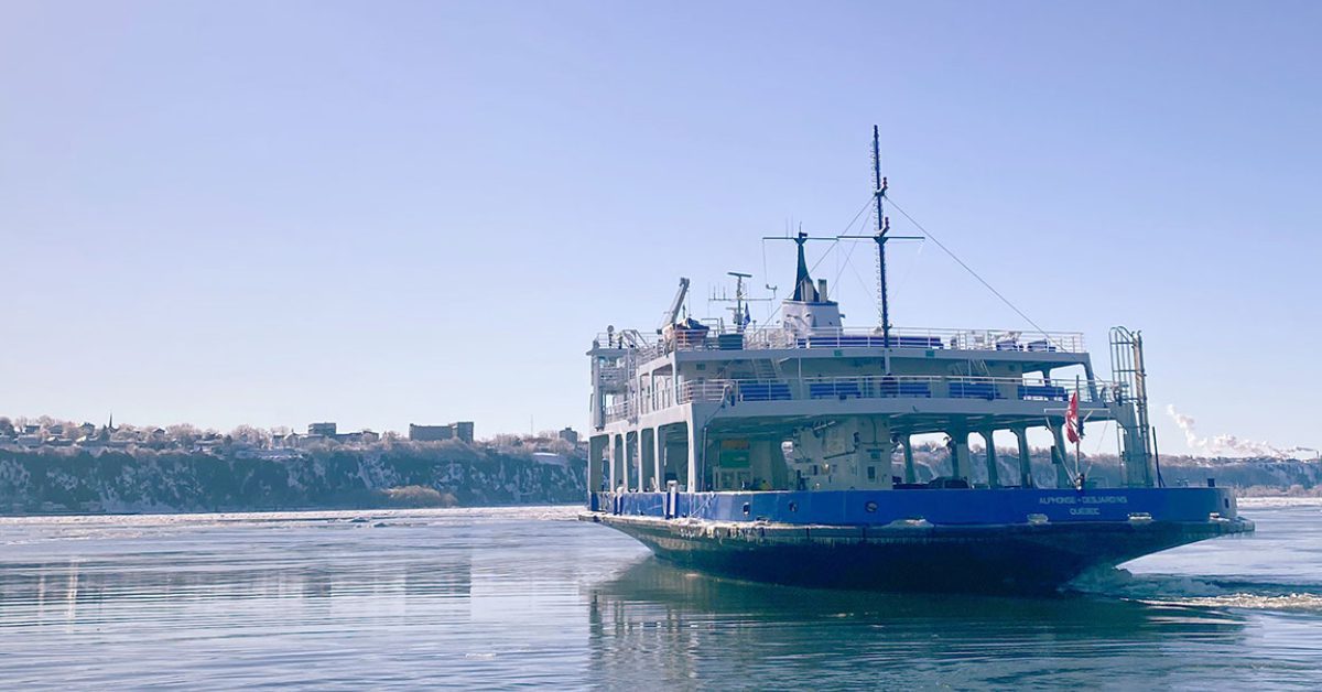 Diligencia Descolorar tenis ride the quebec – levis ferry! | urban guide quebec